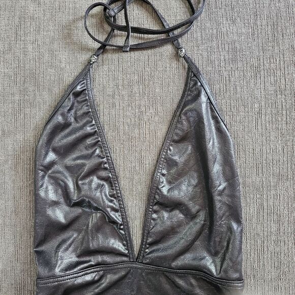 ZADIG & VOLTAIRE ONE-PIECE BLACK SKULL WOMEN'S SWIMSUIT size 8 - Picture 8 of 15